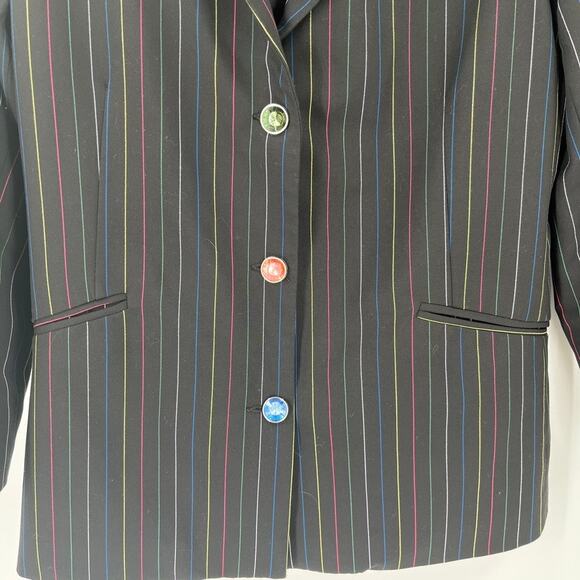 Staud Rainbow Stripe Tunnel Blazer - Picture 4 of 9